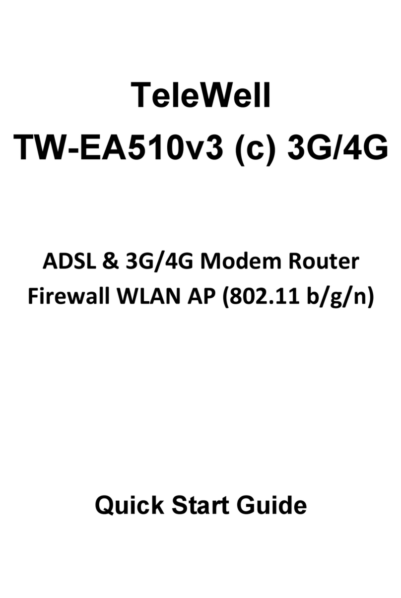 TeleWell TW-EA510v3 (c) 3G User manual