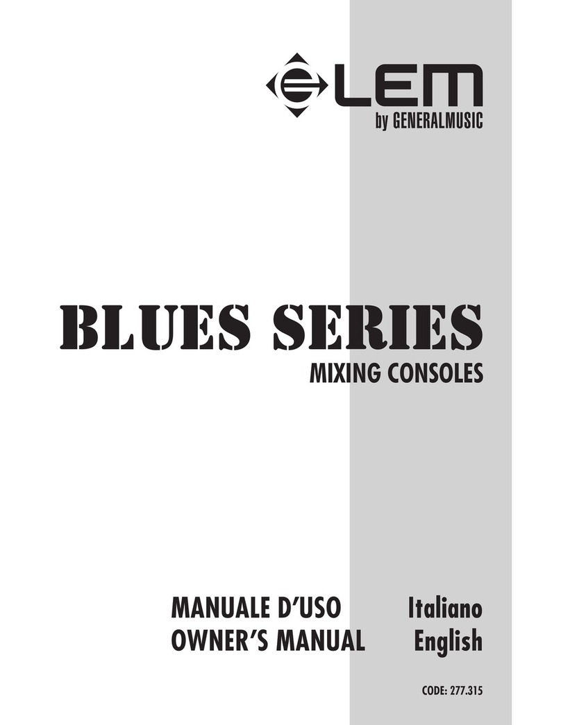 LEM blues series owner's manual