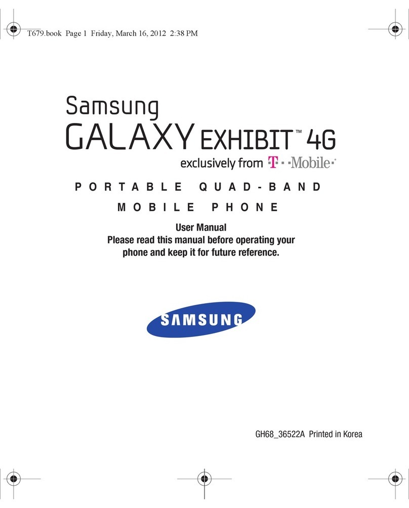Samsung Galaxy exhibit 4G User manual