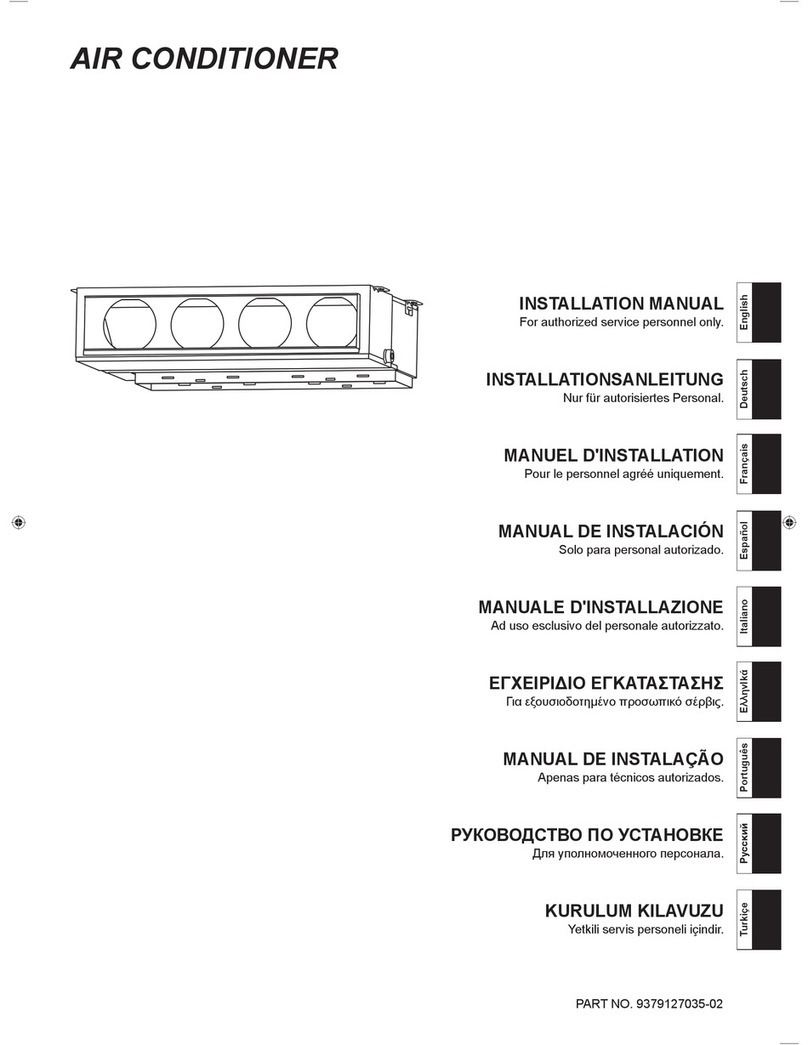 Fujitsu INDOOR UNIT (Duct Type) AIR CONDITIONER User manual