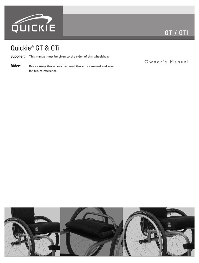 Quickie GT User manual