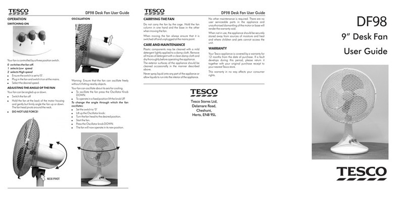 Tesco DF98 user guide