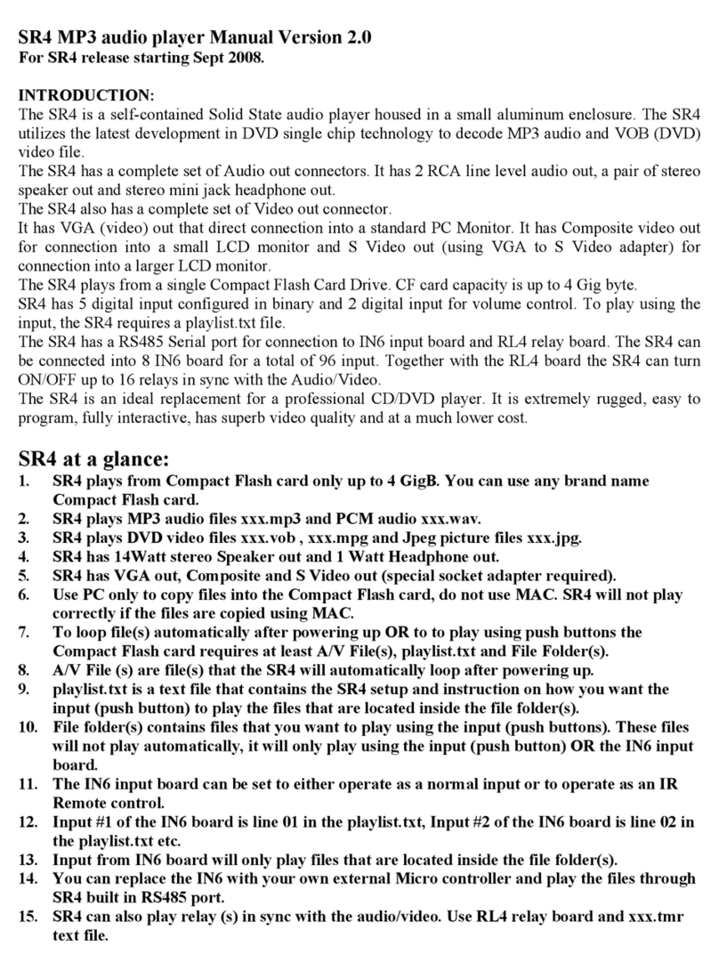 Akman SR4 manual