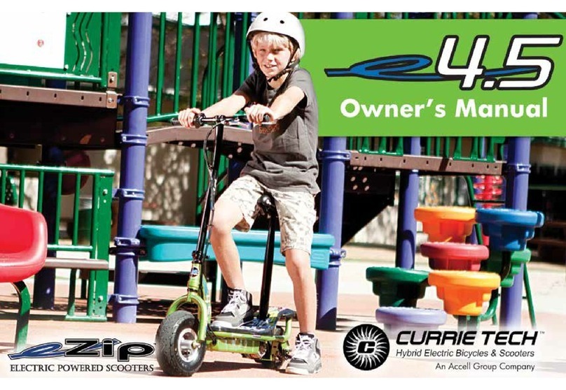 Currie tech e4.5 eZip owner's manual