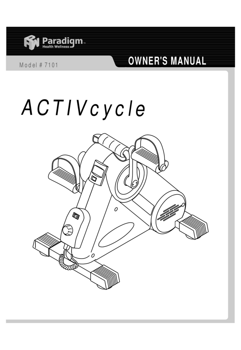 Paradigm 7101 Activcycle User manual