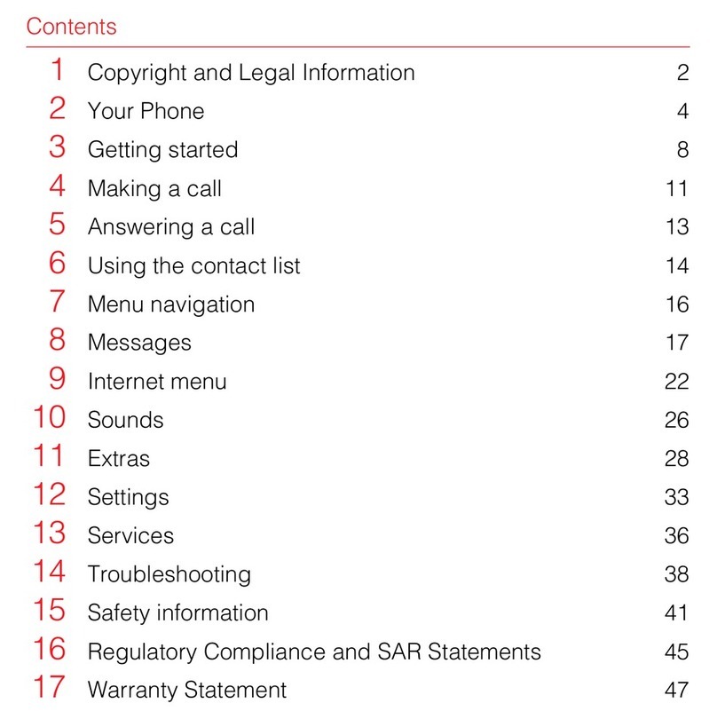 SENDO Cell Phone User manual