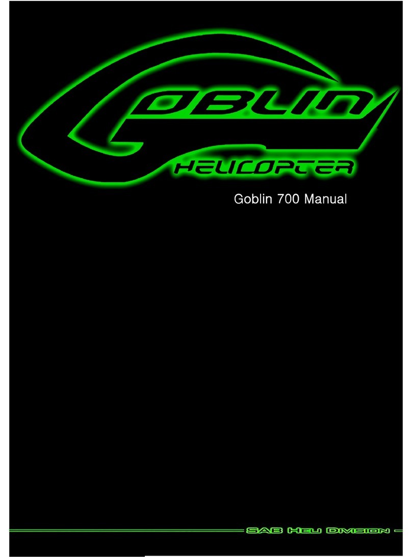 SAB Heli Division Goblin 700 User manual