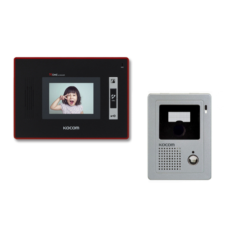 KOCOM KCV-352 / D352 User manual