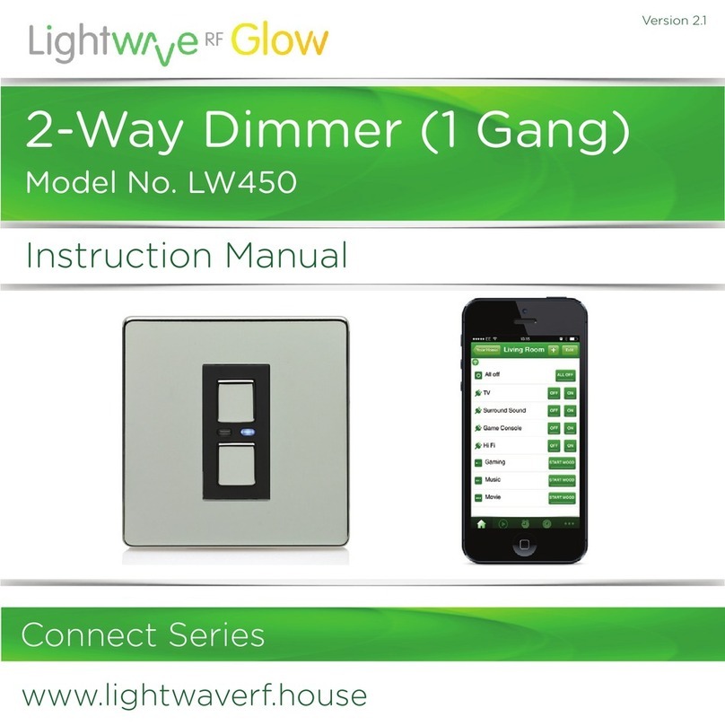 LightwaveRF LW450 Connect Series User manual