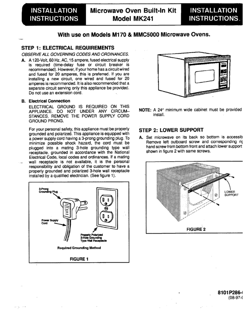 Maytag MK241 User manual