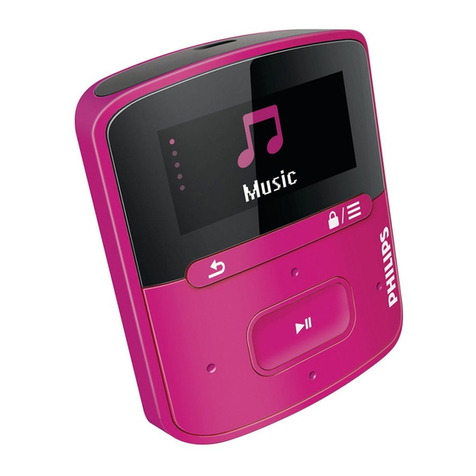 Philips GOGEAR SA4RGA02 User manual