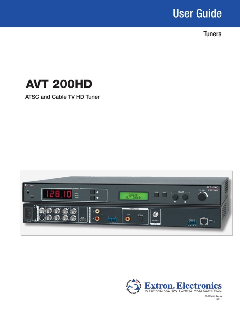 Extron electronics AVT 200HD user guide