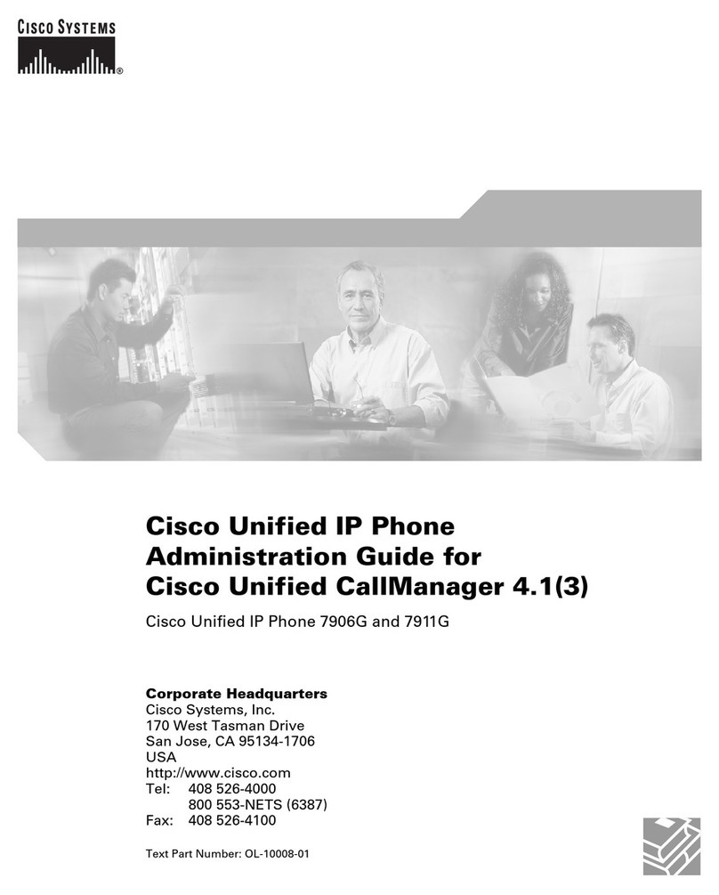 Cisco 7906G - Unified IP Phone VoIP Instruction Manual