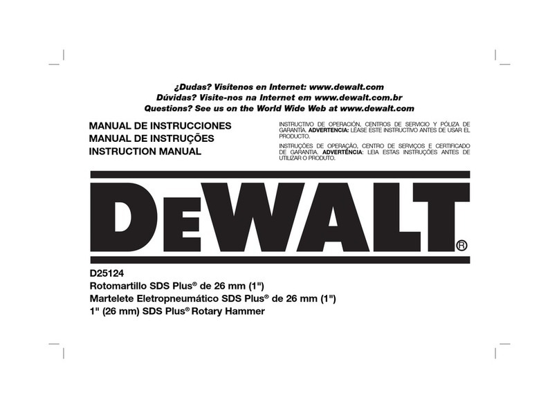 DeWalt D25124 User manual