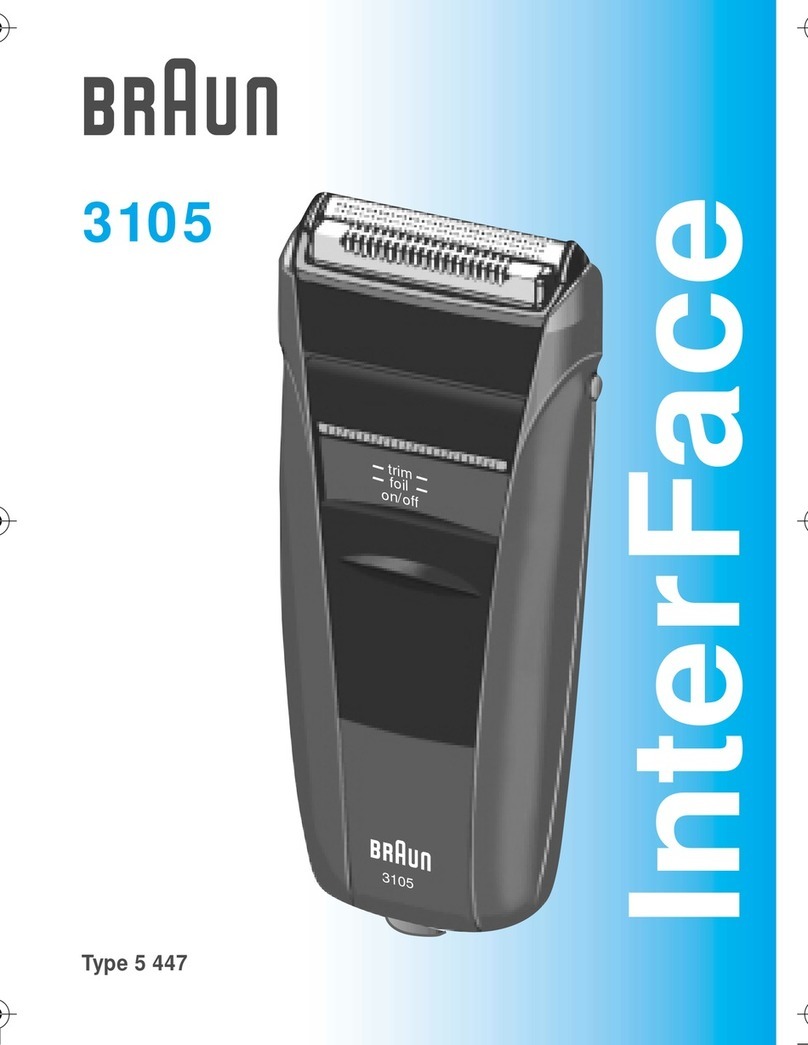 Braun 3105 User manual