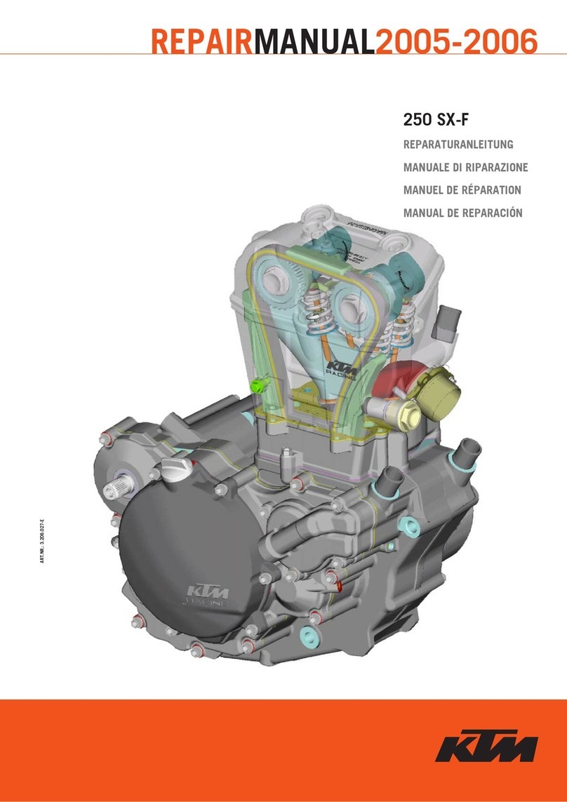 KTM 250 SX-F 2006 Operating instructions