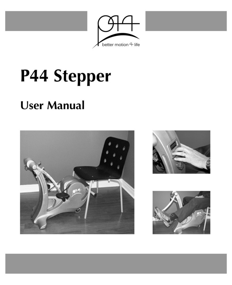 BETTER MOTION GROUP Chair-Mounted Stepper user manual