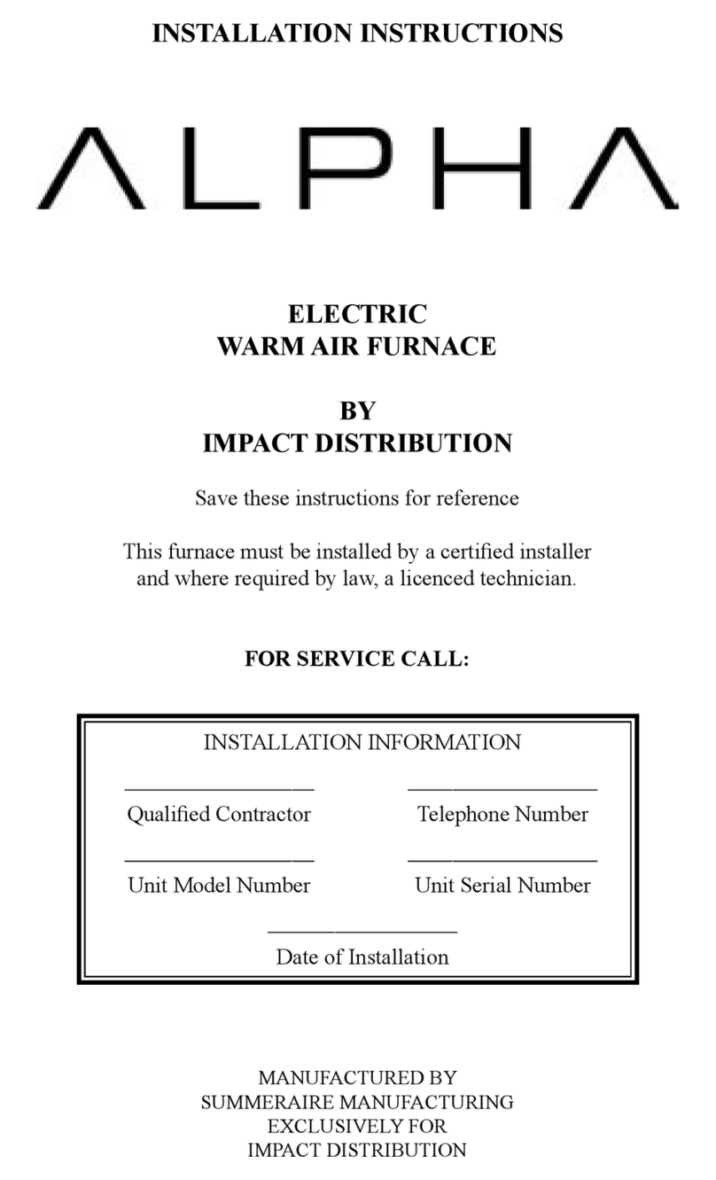 SummerAire ALPHA installation instructions