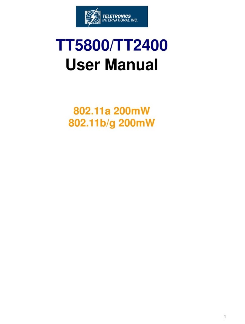 Teletronics International TT5800 user manual