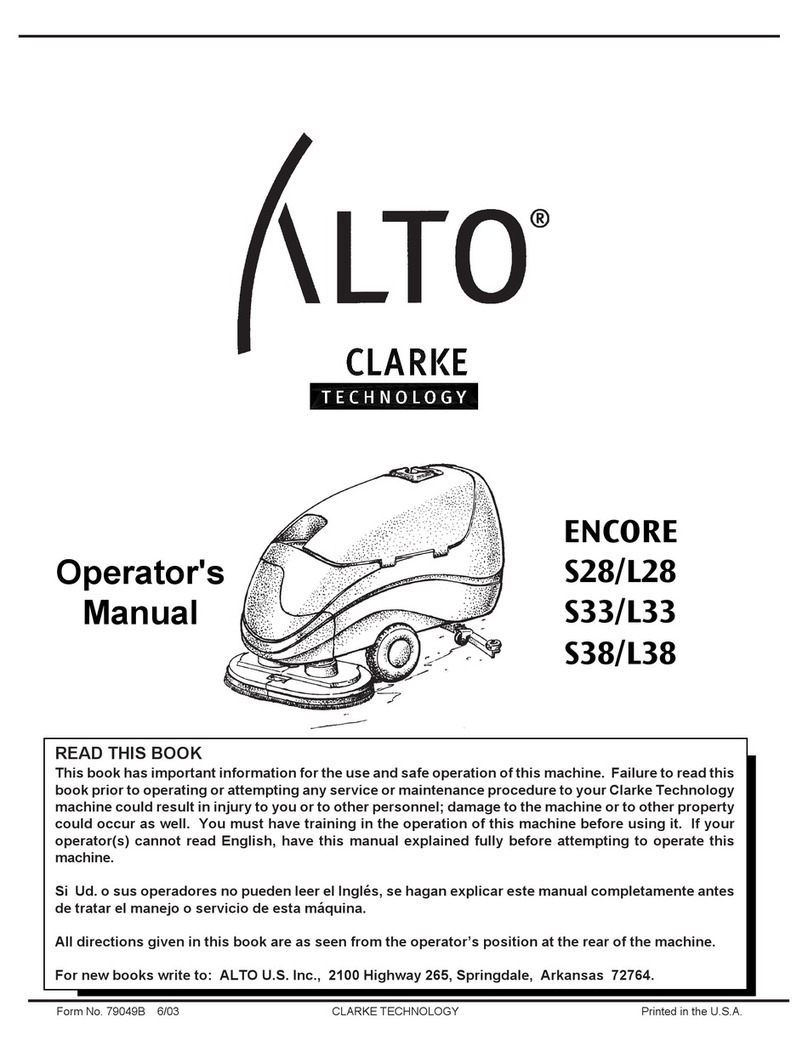Clarke Encore L28 Operator's manual