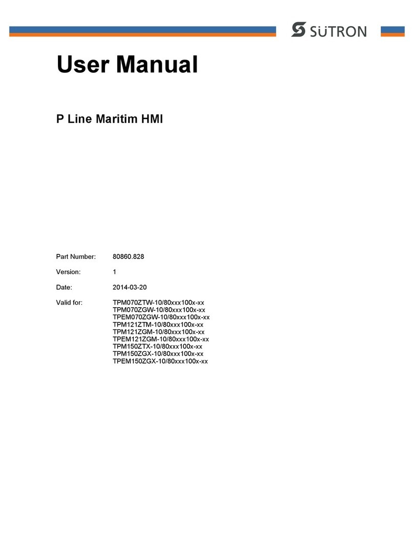 Sutron TPM070ZTW-10/80xxx100 Series User manual