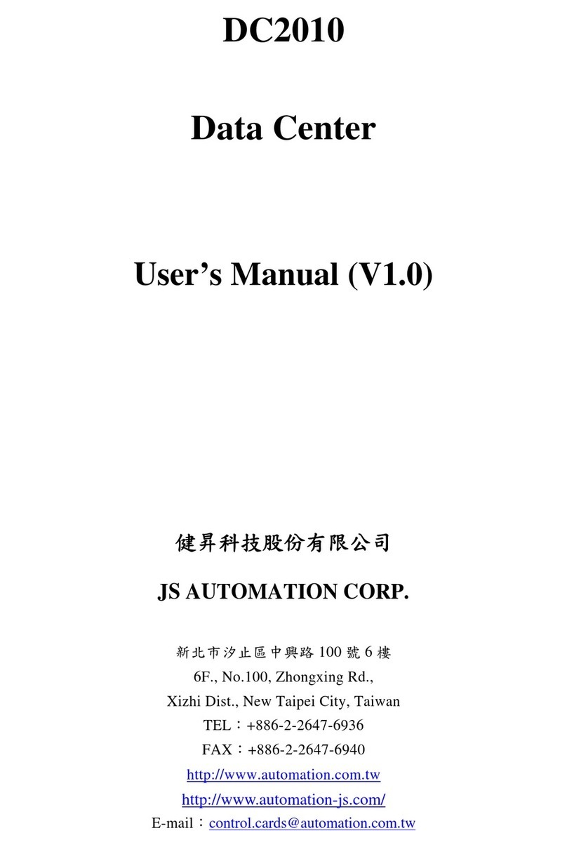JS Automation DC2010 user manual