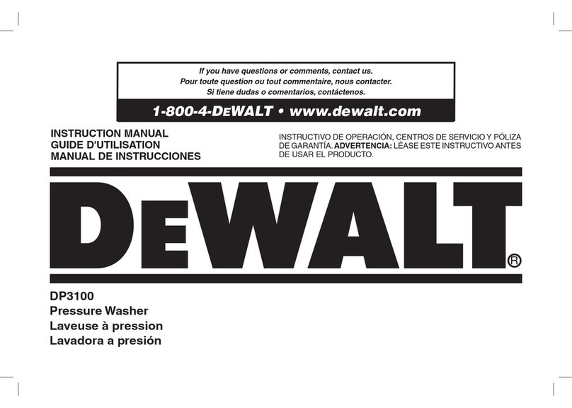 DeWalt DP3100 User manual DeWalt DP3100 User manual