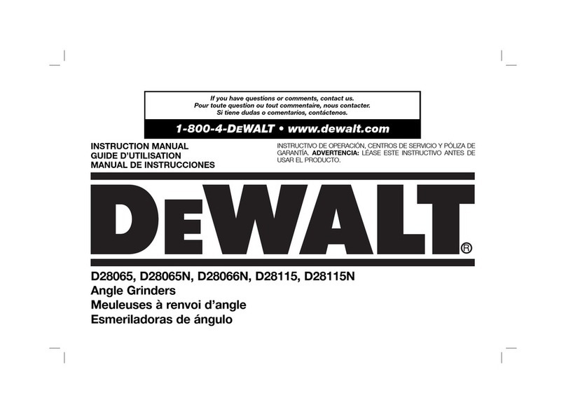 DeWalt D28065 instruction manual