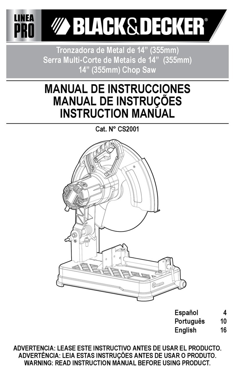Black & Decker CS2001 Linea PRO User manual