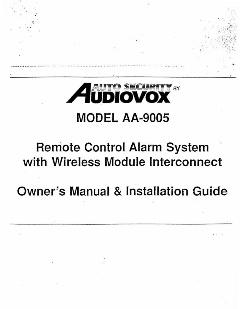 Audiovox AA-9005 Troubleshooting guide