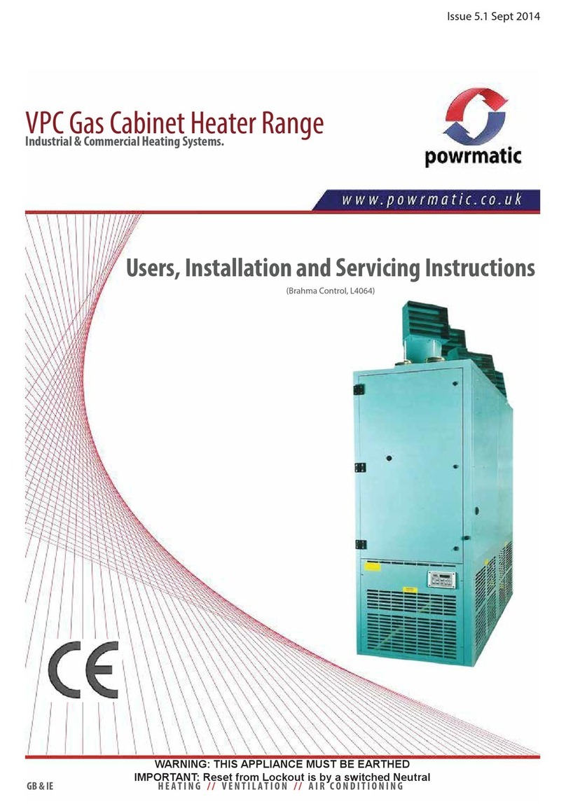 Powrmatic VPC 130 User, installation and servicing instructions Powrmatic VPC 130 User, installation and servicing instructions