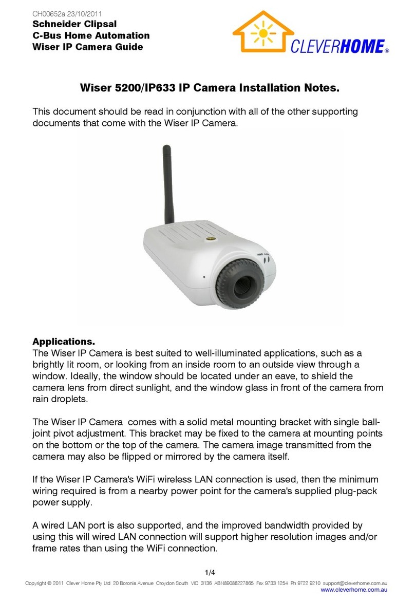 Clever Home Wiser 5200/IP633 Installation notes