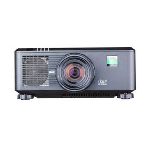 Digital Projection E-Vision 7500 Series User manual Digital Projection E-Vision 7500 Series User manual
