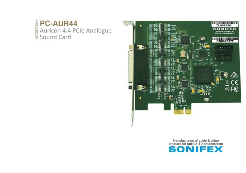 Sonifex Auricon PC-AUR44 Handbook
