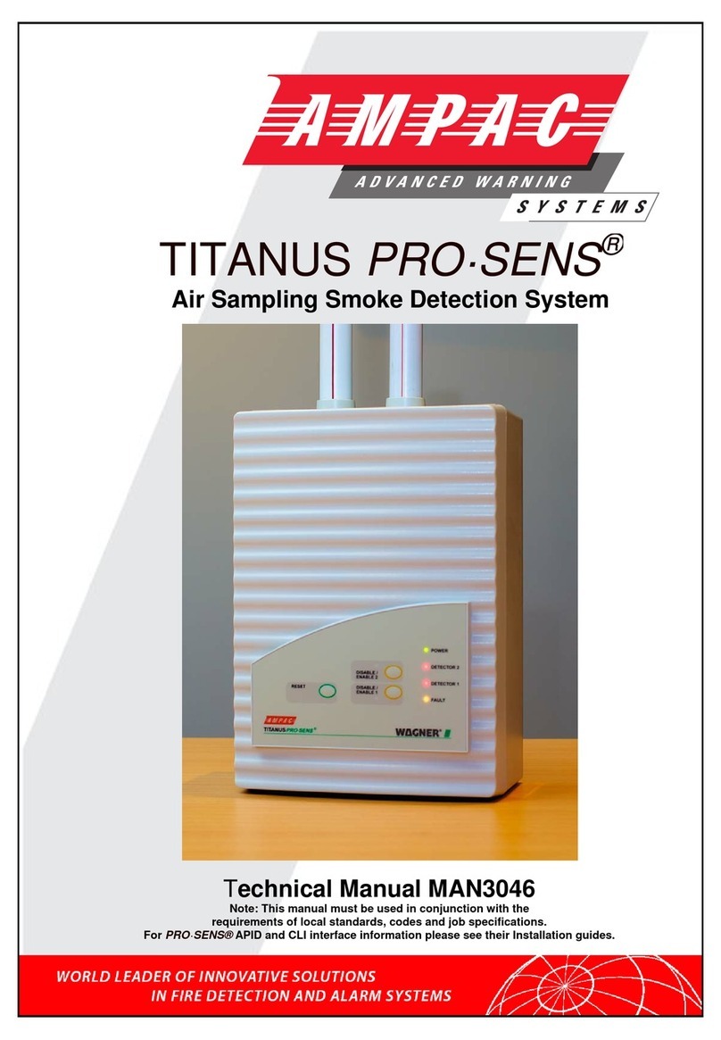 Ampac TITANUS PRO SENS MAN3046 Technical manual