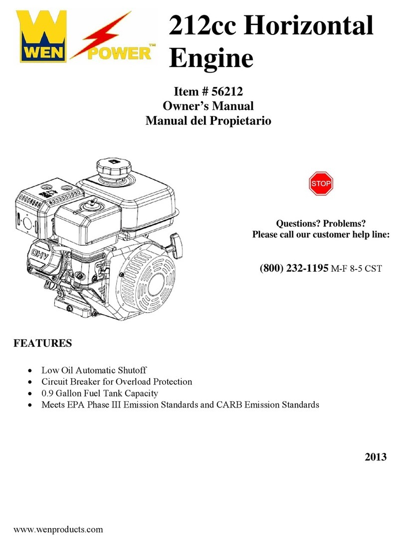 WEN POWER 212cc User manual