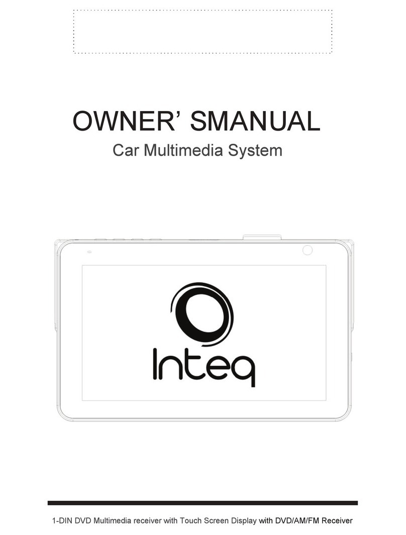 Inteq Car multimedia system owner's manual
