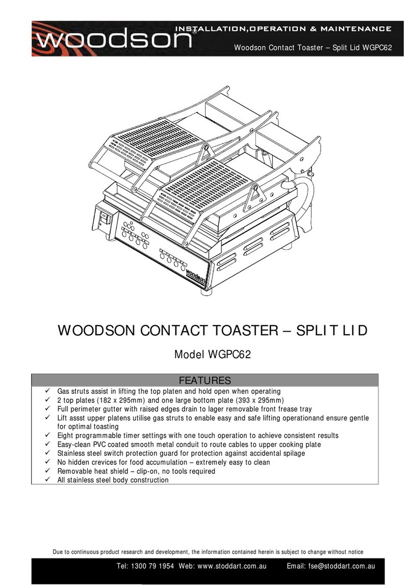 Woodson WGPC62 Owner's manual