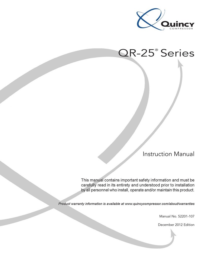Quincy Compressor QR-25 Series User manual