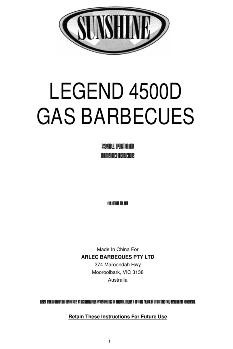Sunshine Legend 4500D Assembly & operation manual Sunshine Legend 4500D Assembly & operation manual