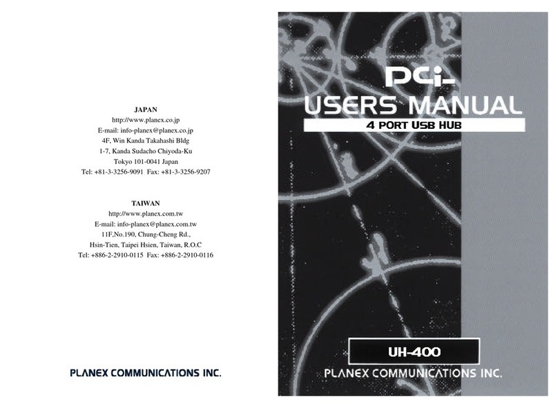 Planex UH-400 User manual