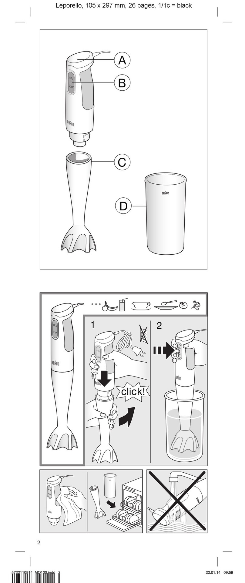 Braun Multiquick MQ100 Soup user guide