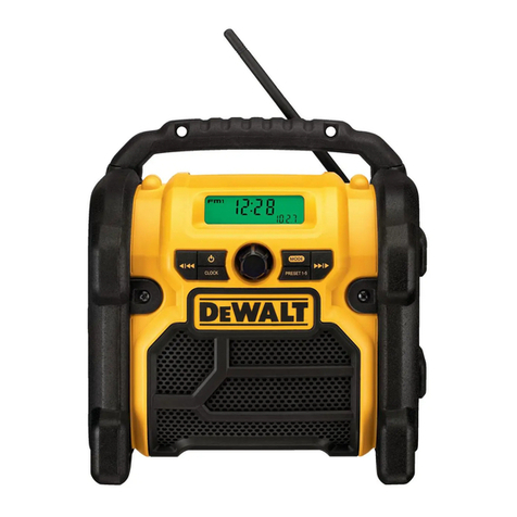 DeWalt DCR018 User manual DeWalt DCR018 User manual