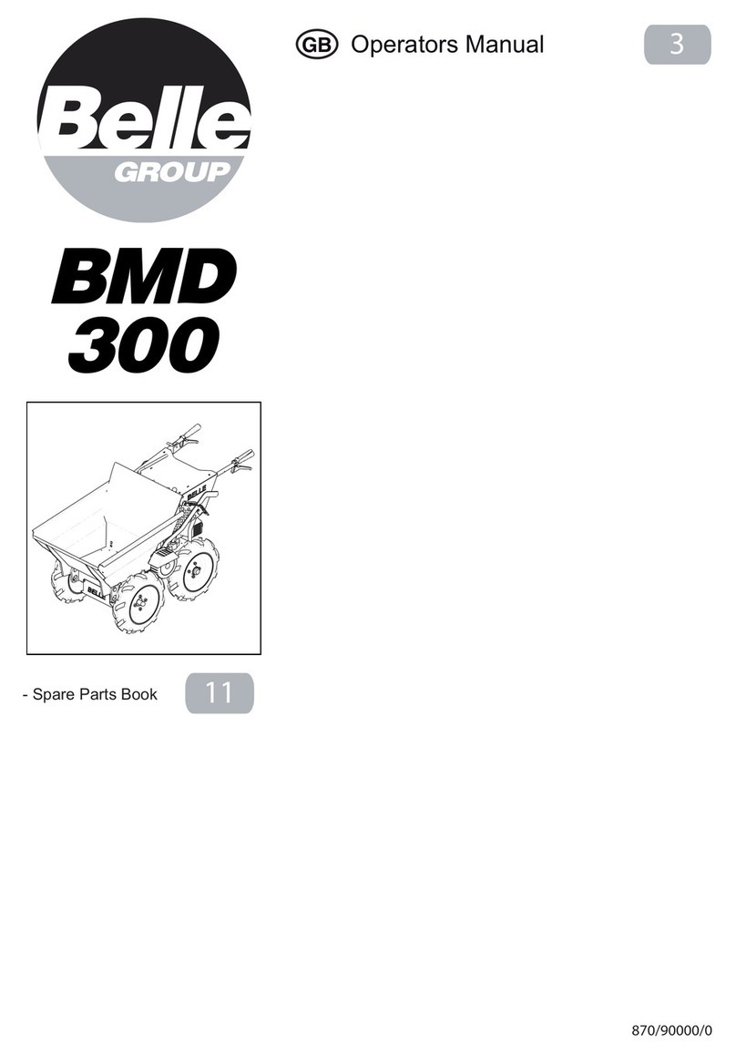 Belle Group BMD 3000 Operator's manual