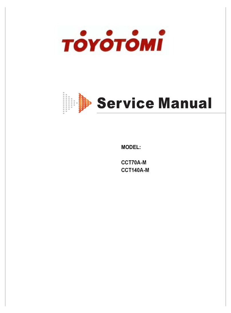 Toyotomi CCT70A-M User manual Toyotomi CCT70A-M User manual