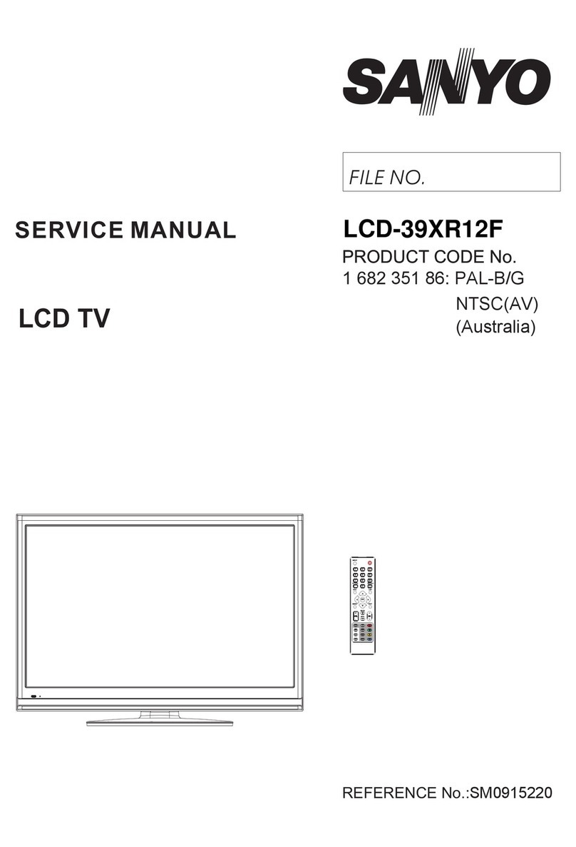 Sanyo LCD-39XR12F User manual Sanyo LCD-39XR12F User manual