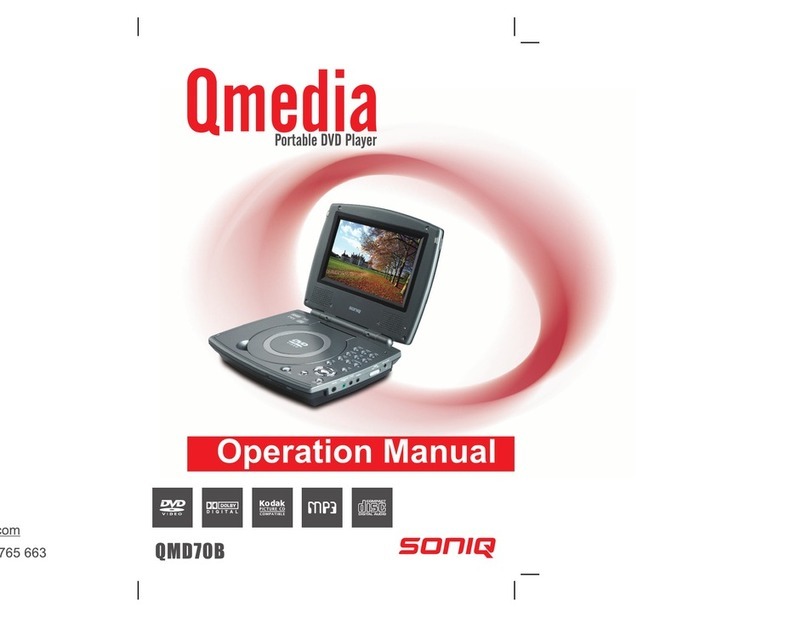 Qmedia SONIQ QMD70B Operation manual