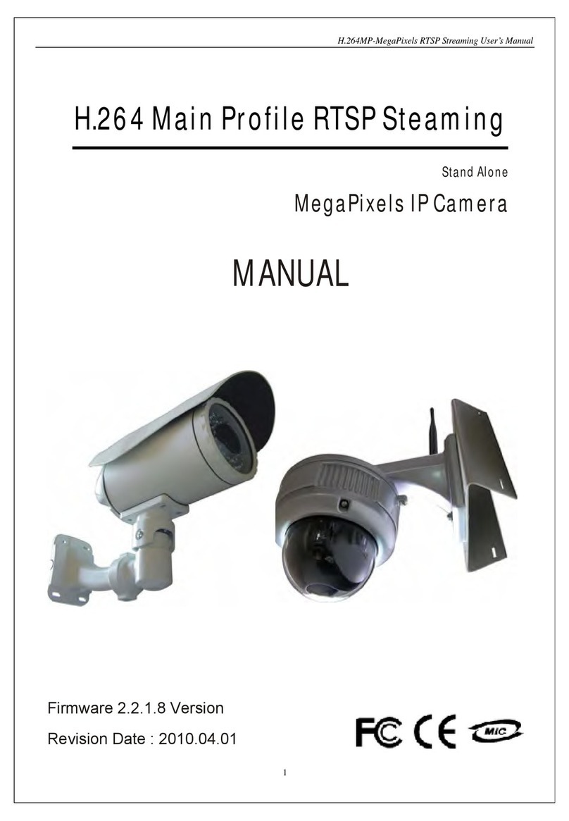 Clairvoyant H.264MP-MegaPixels RTSP Streaming manual