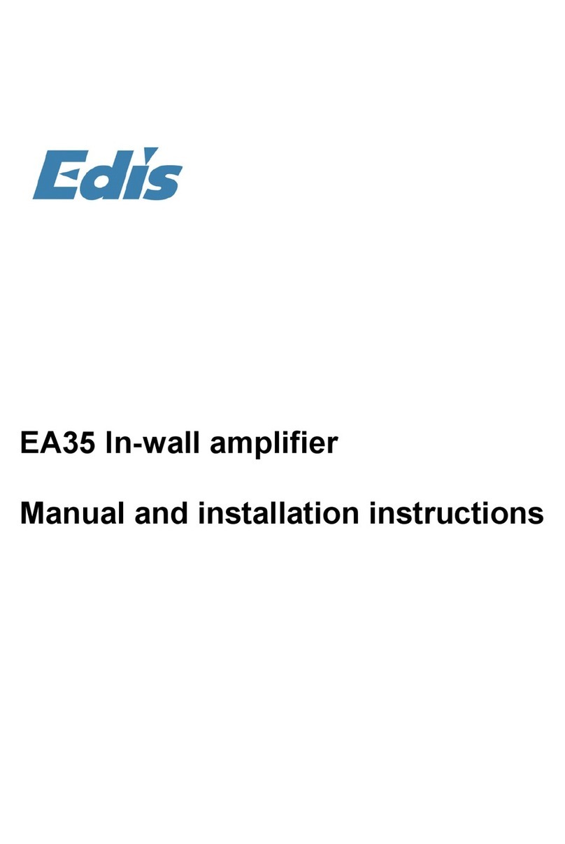 Edis EA35 Manual and installation instructions