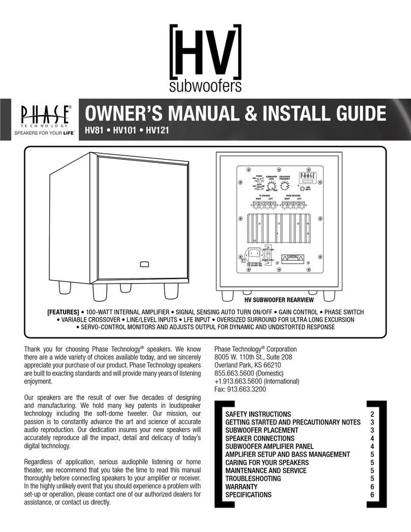 Phase Technologies HV81 Troubleshooting guide